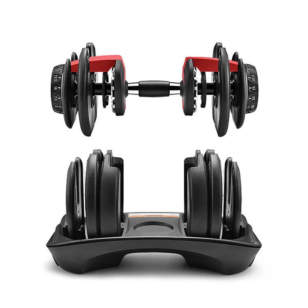 40kg Adjustable Dumbbells Set Exercise &amp; Fitness Fast Adjust Weight for Full Body