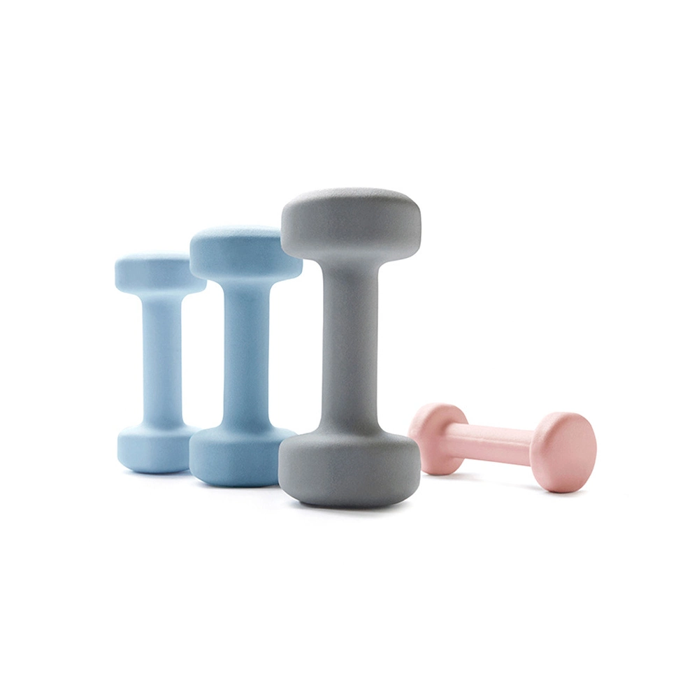 PVC Vinyl Dipping Dumbbells for Women/Men, Home Gym Fitness Truncated Dumbbell with Matt Surface