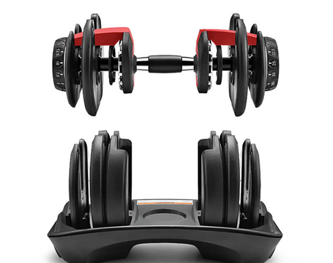 Gym Fitness Equipment Multiple Free Weight Adjustable Dumbbell 24kg Set