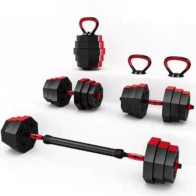 Cement Mixture Gym Weights Equipment Fitness Adjustable Dumbbell Set