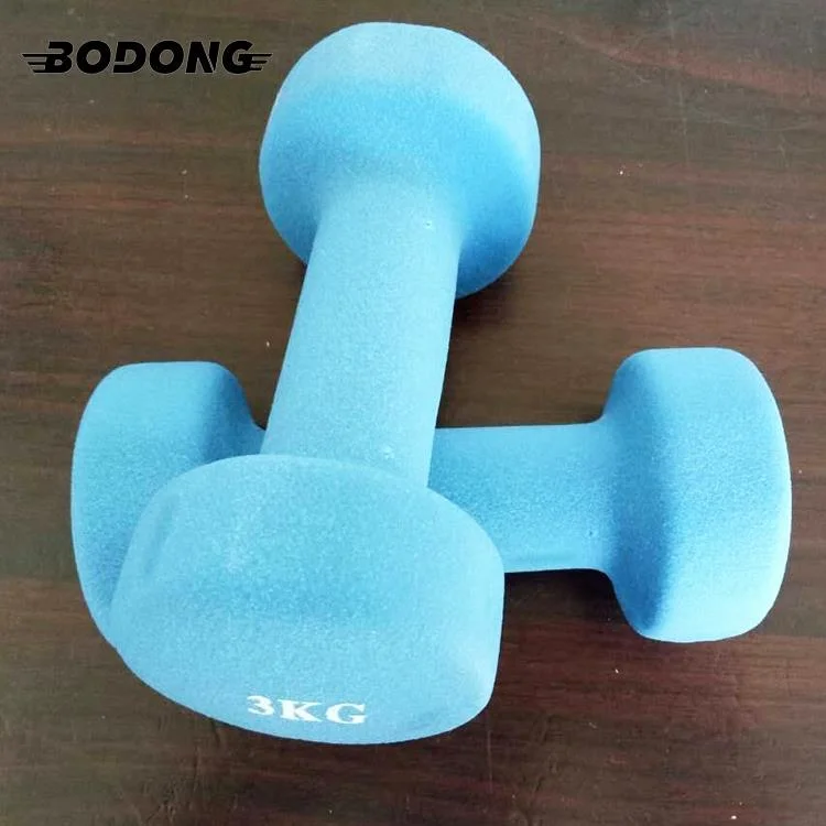 Hot Sale High Quality Gym Dumbbell Set Women Gym Fitness Vinyl Dipping Dumbbell Set