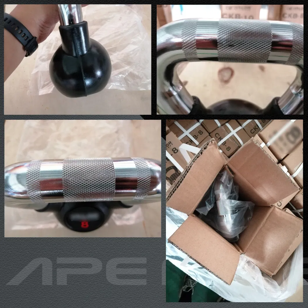 Ape Fitness Chrome Kettlebells Rubber Coated Kettlebells