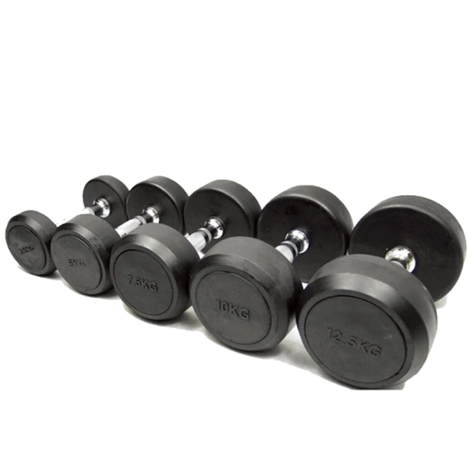 Rubber Coated Dumbbell for Gym Workout