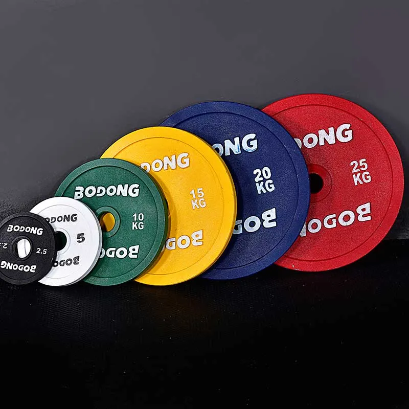 China Competition Cast Iron Calibrated Strength Training Fitness Lifting Factory Barbell Gym Equipment Weight Plate Manufacture Factory Price