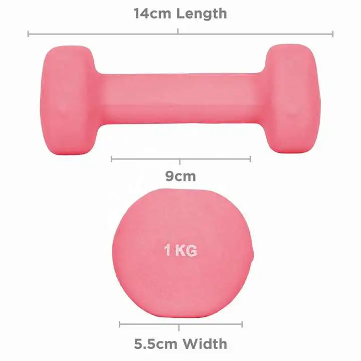 Gym Equipment Colorful Neoprene Dumbbells for Fitness