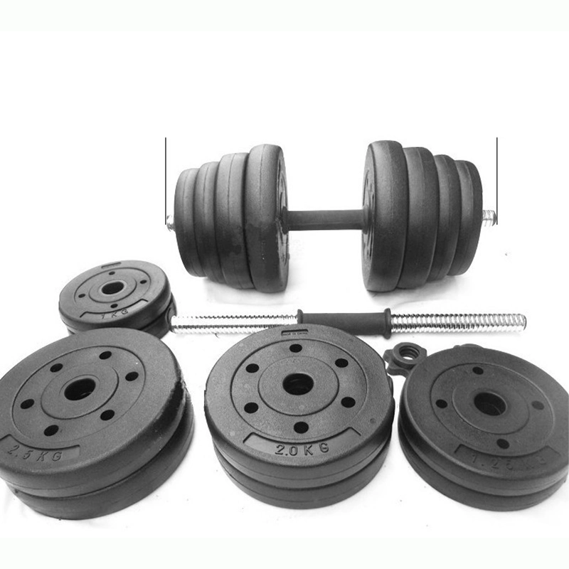 Workout Dumbbell with Weight Plate Set Gym/Home Barbell Plates Body Building Fitness Wbb13188