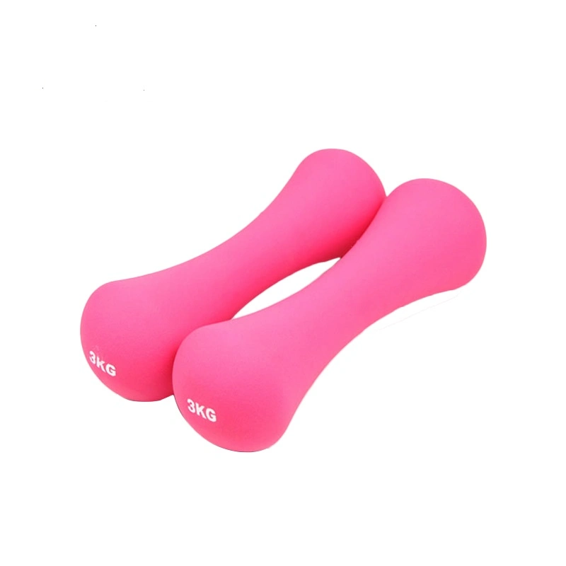 Factory Custom Women Use Vinyl PVC Neoprene Dipping Dumbbell