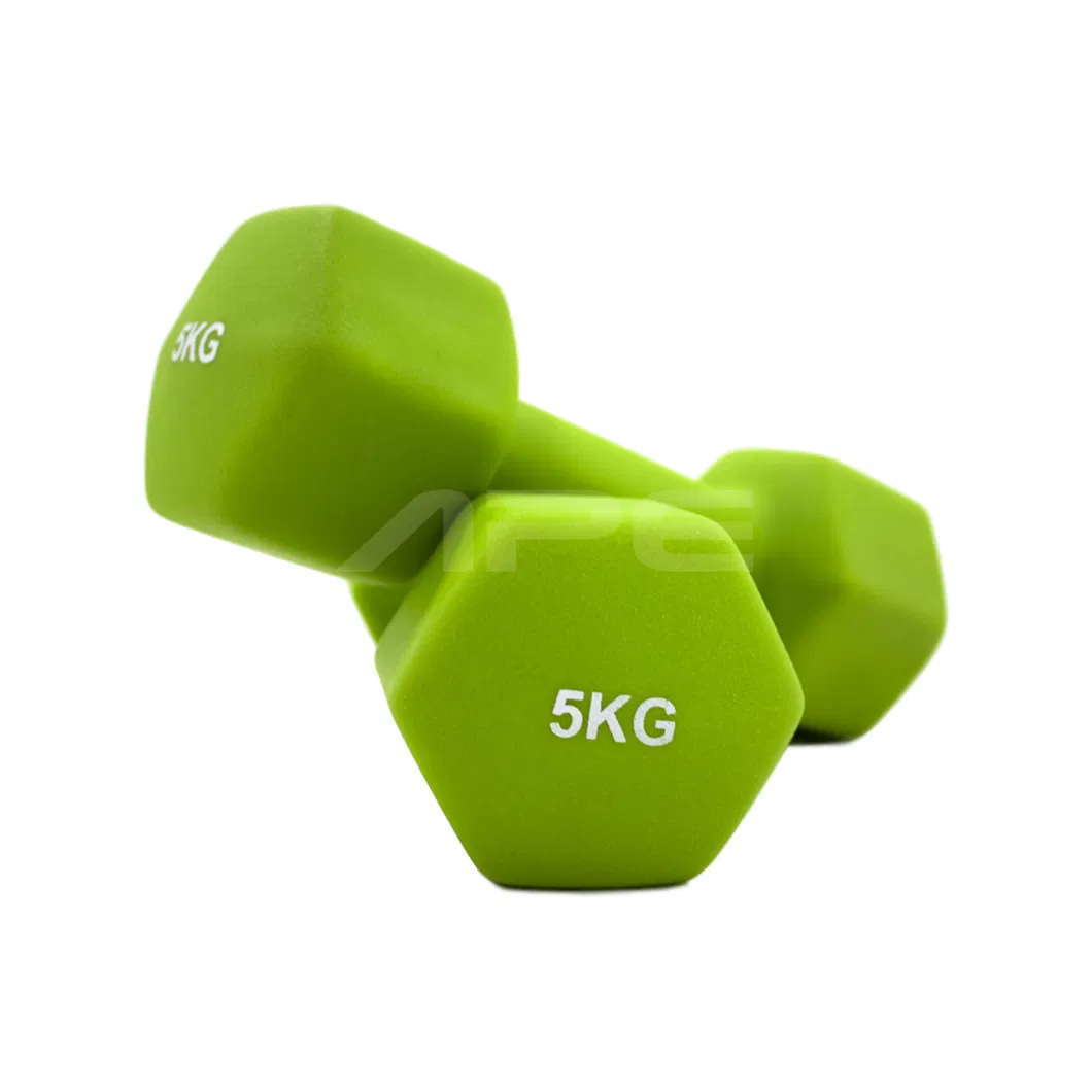 Ape Fitness Vinyl Hex Dumbbells for Women Training