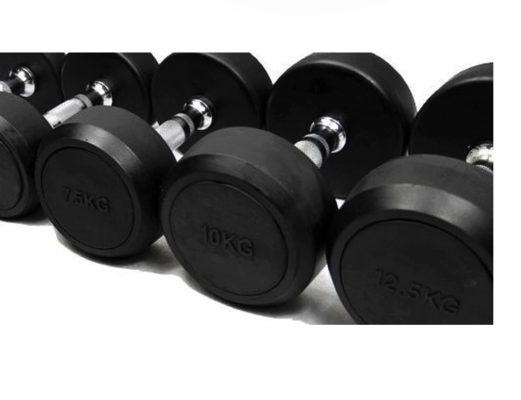 Rubber Coated Dumbbell for Gym Workout