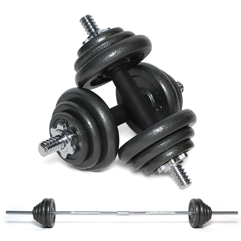 Home Gym Fitness Cement 10-40kg Adjustable Dumbbell Set Weight Lifting Free Weights