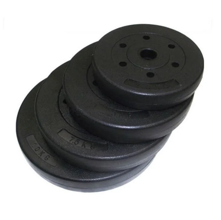 Wholesale Weight Bumper Weight Lifting Cement Coated Weight Plate Set