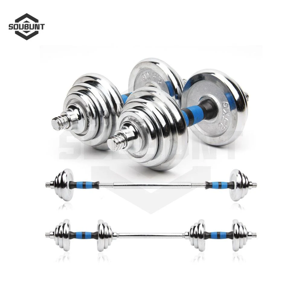 Adjustable Electroplated Dumbbell Set with Weight Options