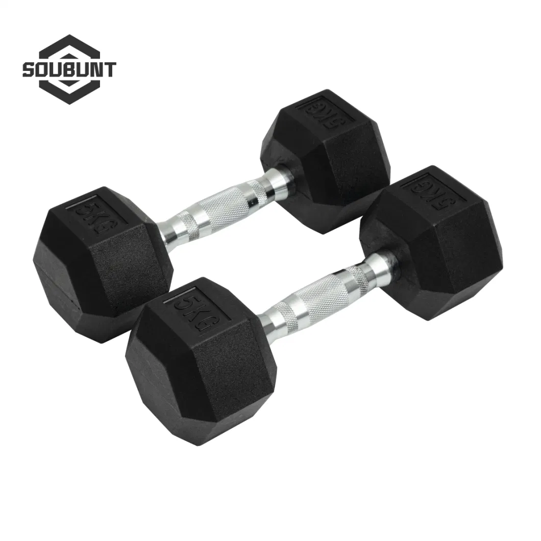 Jiangsu Origin Rubber Hex Dumbbell Set