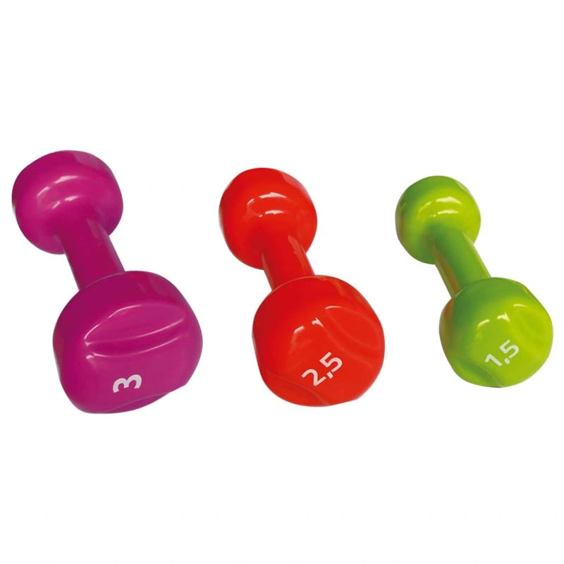 Red New Design Dumbbell with Vinyl Coated