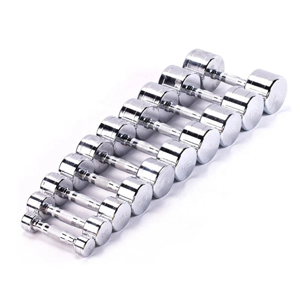 Chromed Dumbbells for Men, Women, Beginners, Home