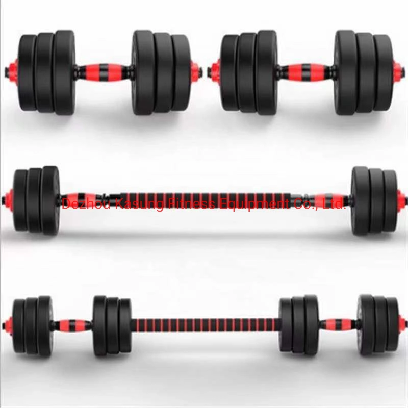 Excellent 6 in 1 Adjustable Dumbbell Kettlebell Barbell Set with PRO Design