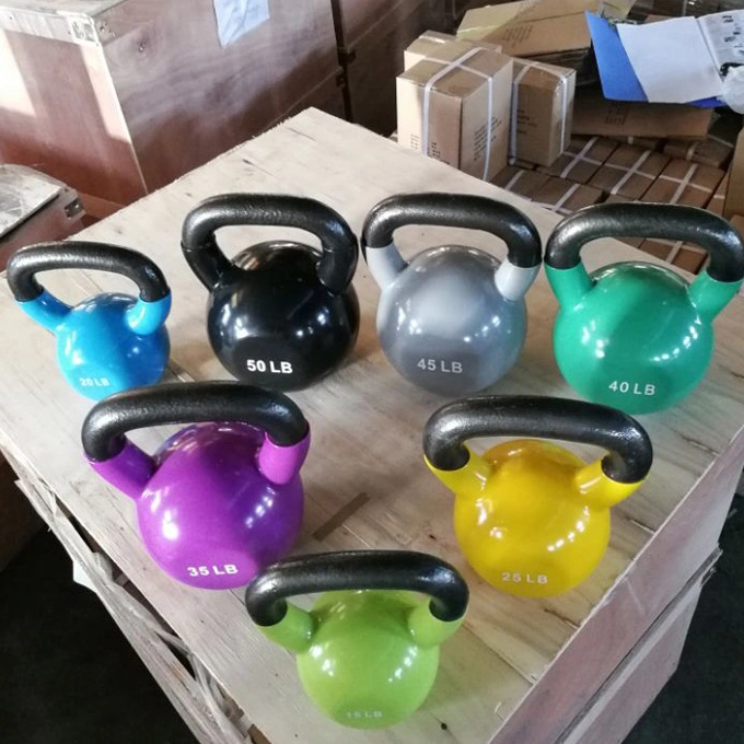 Vinyl Coated Cast Iron Weight Sets Kettlebell