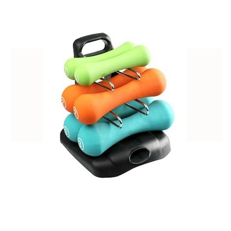 12 Kg Neoprene Weight Lifting Portable Free Colorful Gym Equipment Bone Dumbbell