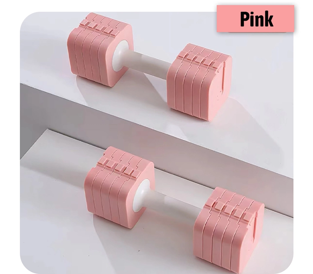 Sell Well Lady Adjustable Dumbbells Newest Design 1kg 2kg 3kg4kg 5kg Dumbbell Body Building Yoga Colored Adjustable Hex Dumbbells