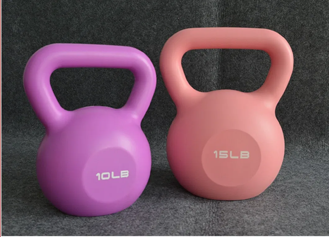 Kettlebell Weight Cast Iron with Painted Surface and Wide Textured Grip Bl18356