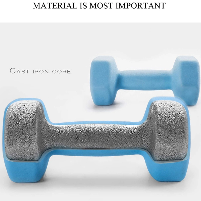 Lightweight Gym and Office Bodybuilding Training Color Dumbbell Hexagonal Design Home Fitness Equipment