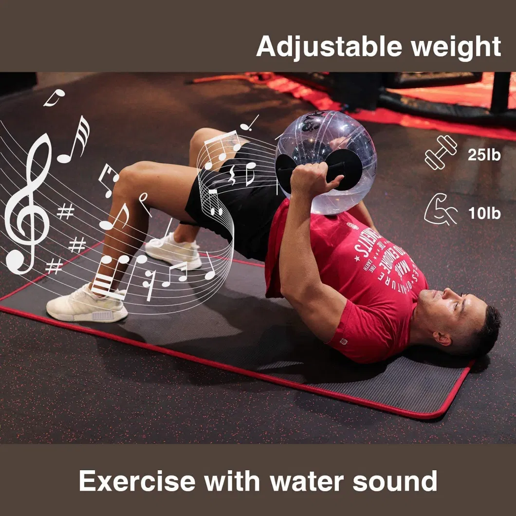 Wholesale Portable Home Training Fitness Exercise Adjustable Handle Water Dumbbell