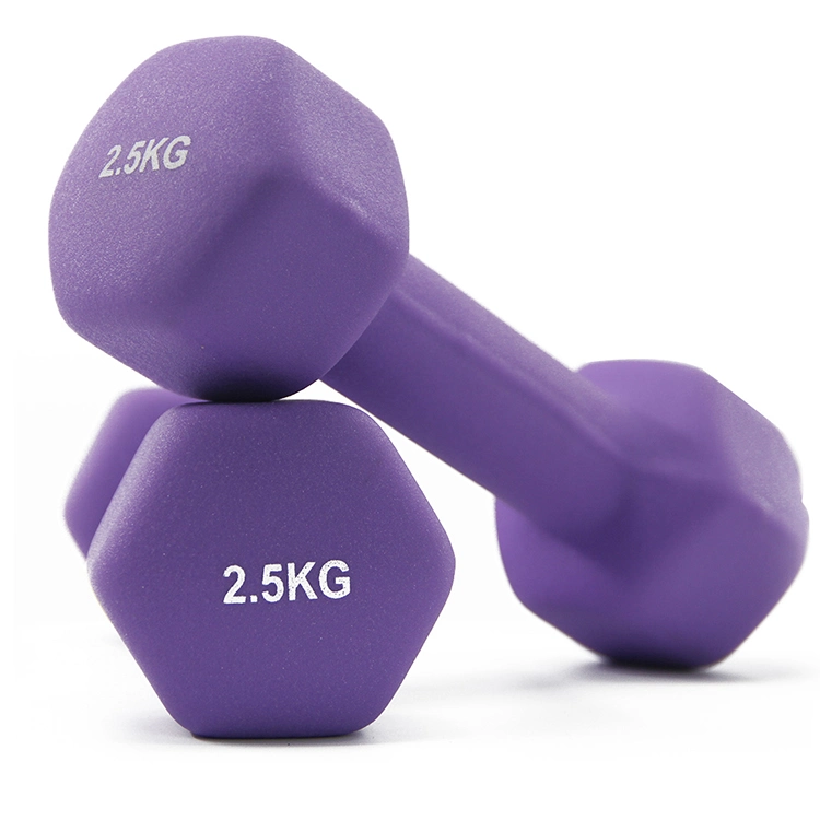 Women Lady Use Fitness Equipment Dumbbell Set