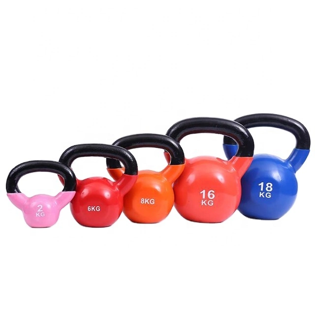 Custom Cast Iron Vinyl Coated Kettlebell