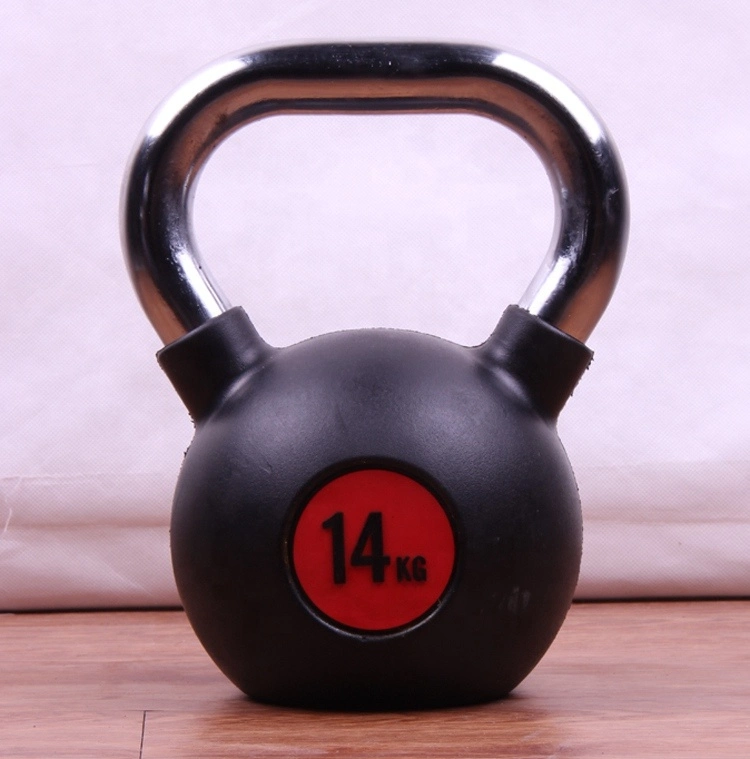 Hot Sale Gym Training Rubber Coated Competition Kettlebell