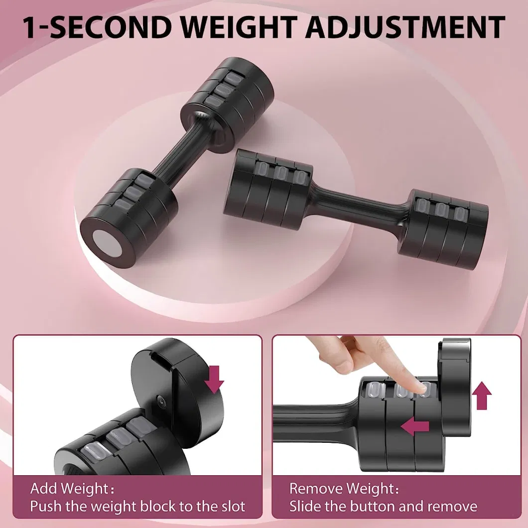 Fitness Training Fashion Adjustable Dumbbells Set Hand Weights