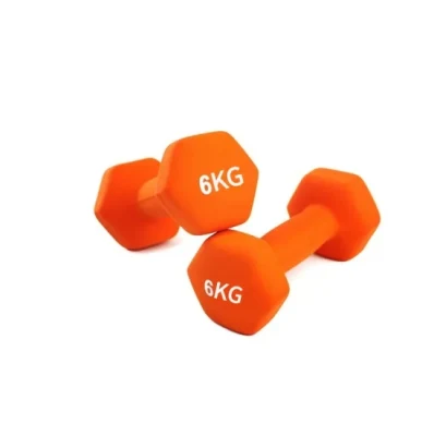 Popular Equipo de gimnasia Colorful Free Weight Vinyl Dumbbell