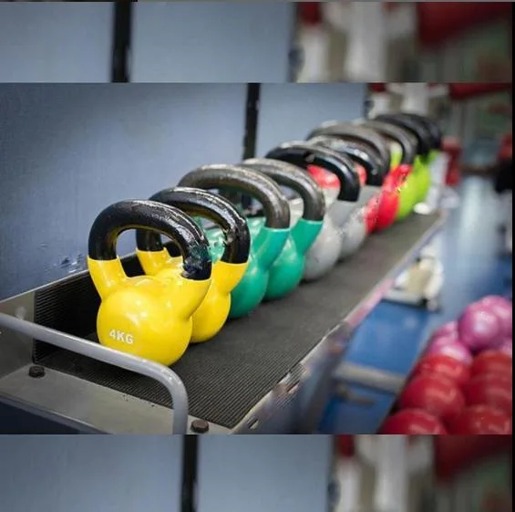 Outstanding Custom Miniature Cast Iron Painted Competition Kettlebell Colorful Durable Vinyl Kettlebell