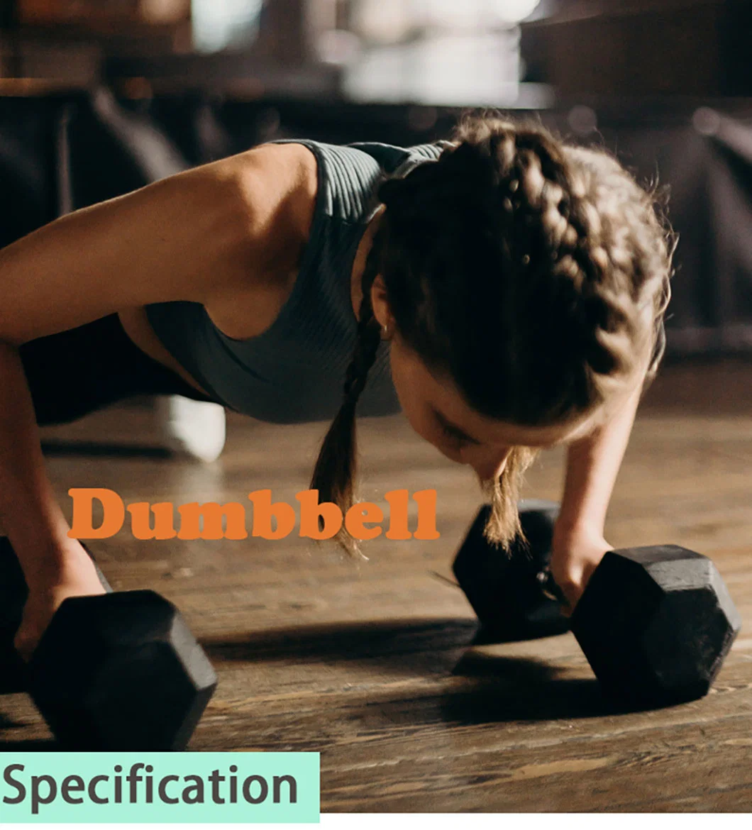Dumbell Weights Set Gym Equipment Fitness Black Dumbbell
