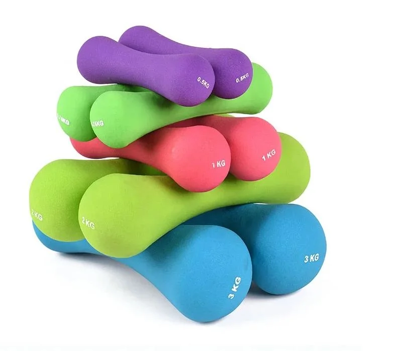 Colorful Neoprene or Vinyl Dumbbell