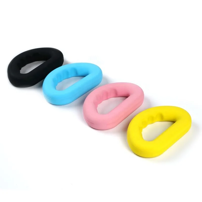 Custom Logo New Fashion Designed Silicone Material Weight Dumbbell D Shape