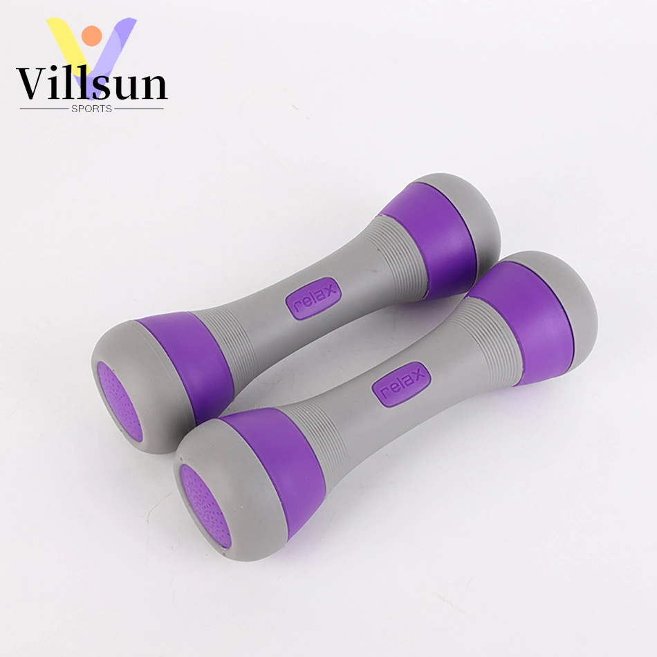 Purple Neoprene Adjustable Dumbbells Weights for Gym