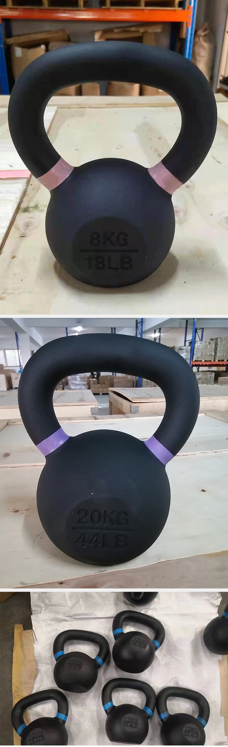 Professional Wholesale Commercial Fitness Equipment Free Weights Custom Kettlebells