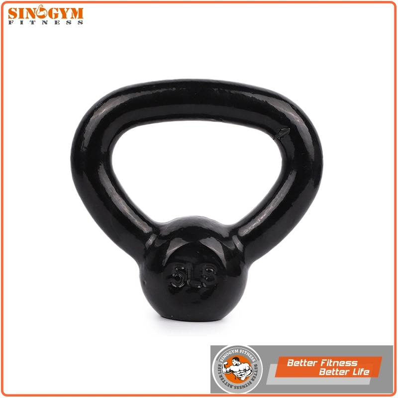 Painted Cast Iron Strength Training Kettlebell