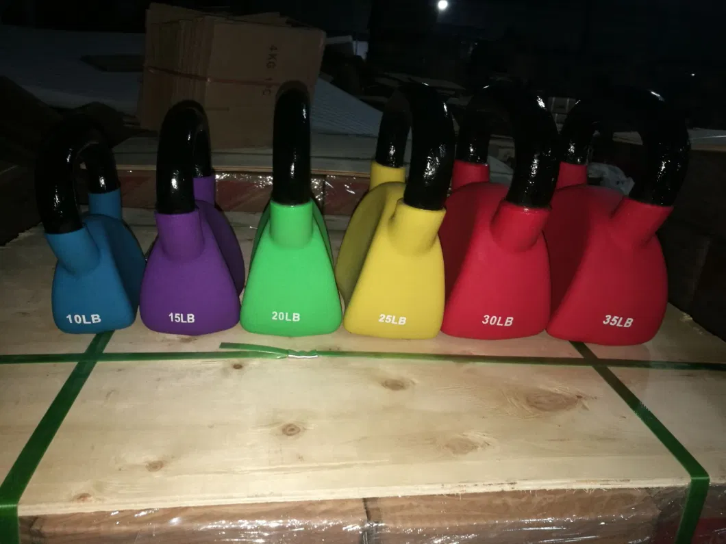 New Design Colorful Vinyl or Neoprene Kettlebell