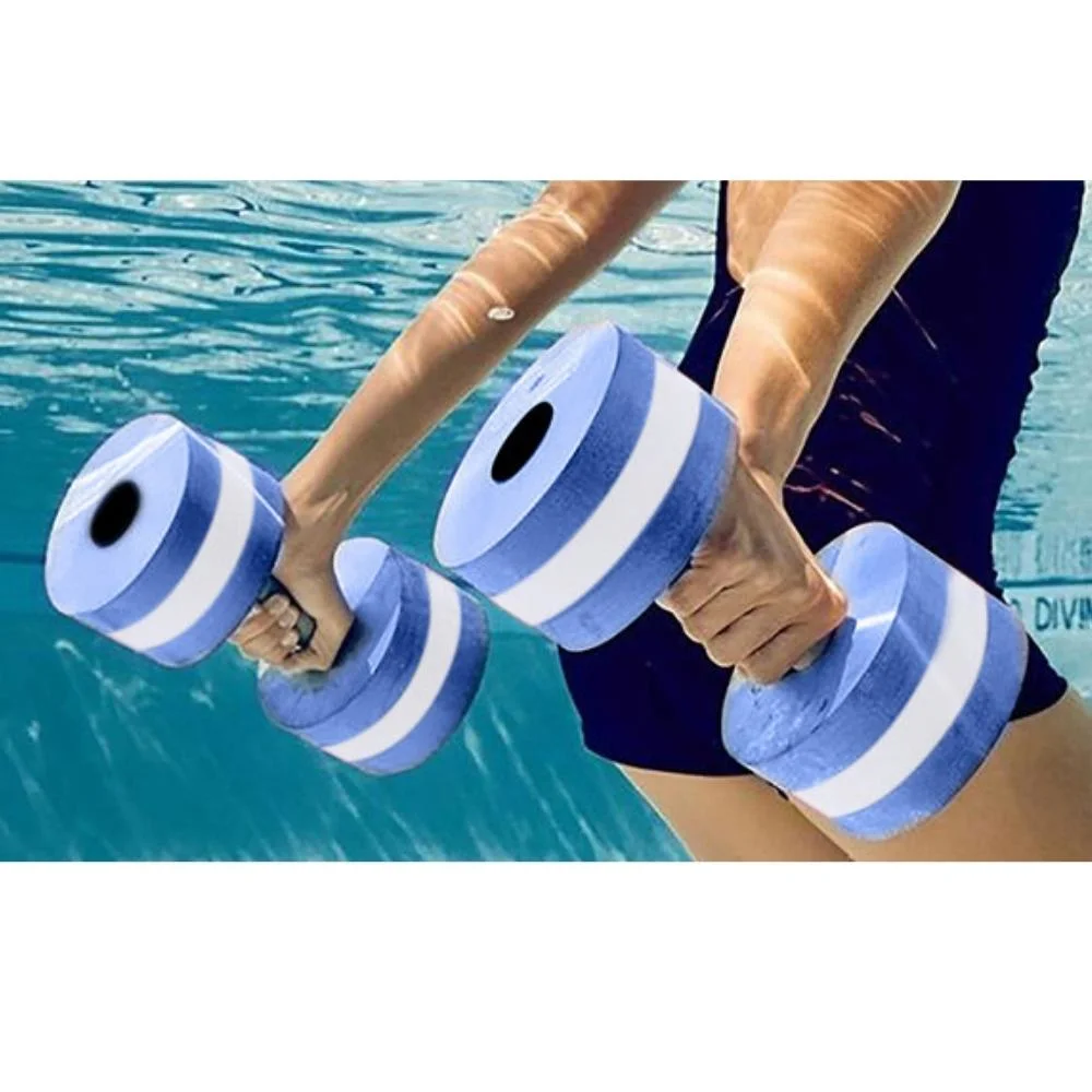 Water Barbell Hand Bar Aquatic Swim Bars Dumbbells EVA Yoga Fitness Equipment Wyz19707