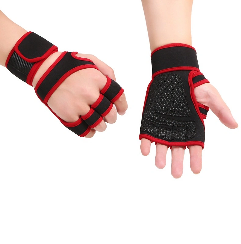Cross Training Gloves with Wrist Support Silicone Padding Ci16807