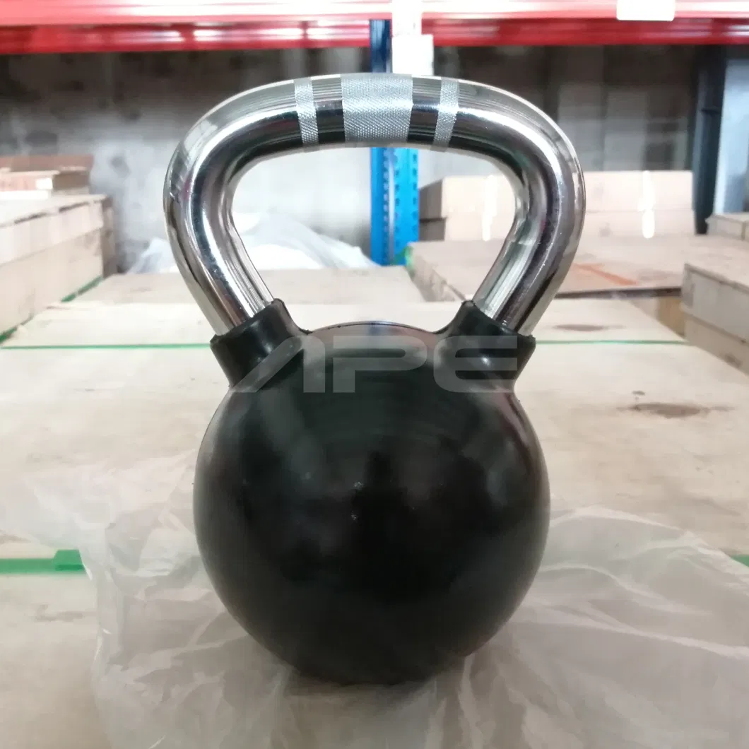 Ape Fitness Chrome Kettlebells Rubber Coated Kettlebells