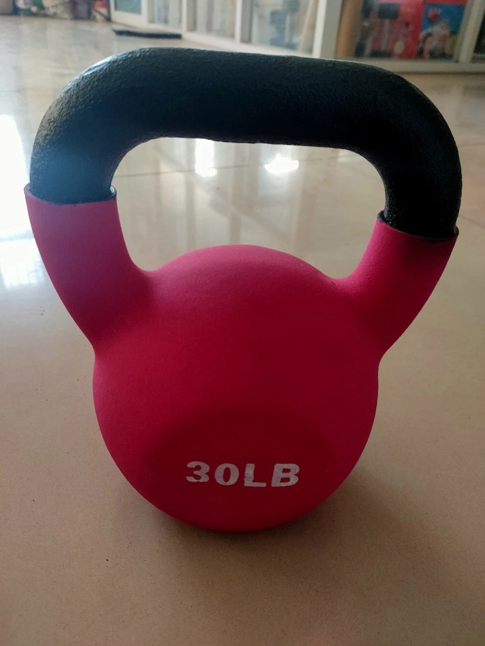 Factory Direct Colorful Neoprene and Vinyl Coated Cast Iron Kettlebell