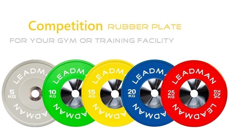 Hot Sale High Quality Colorful Competition Bumper Plates for Weight Lifting