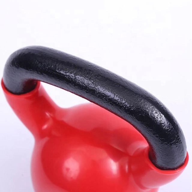 Custom Cast Iron Vinyl Coated Kettlebell