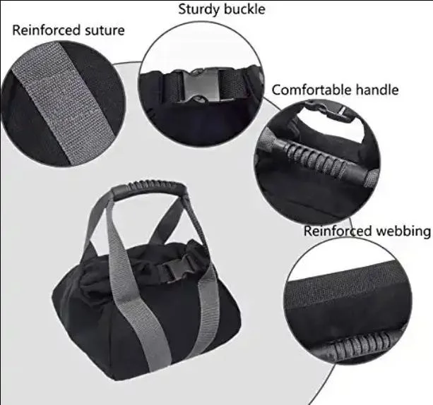 Adjustable Canvas Fitness Kettlebell Sandbag Weightlifting Heavy Duty Training for Fitness Equipment