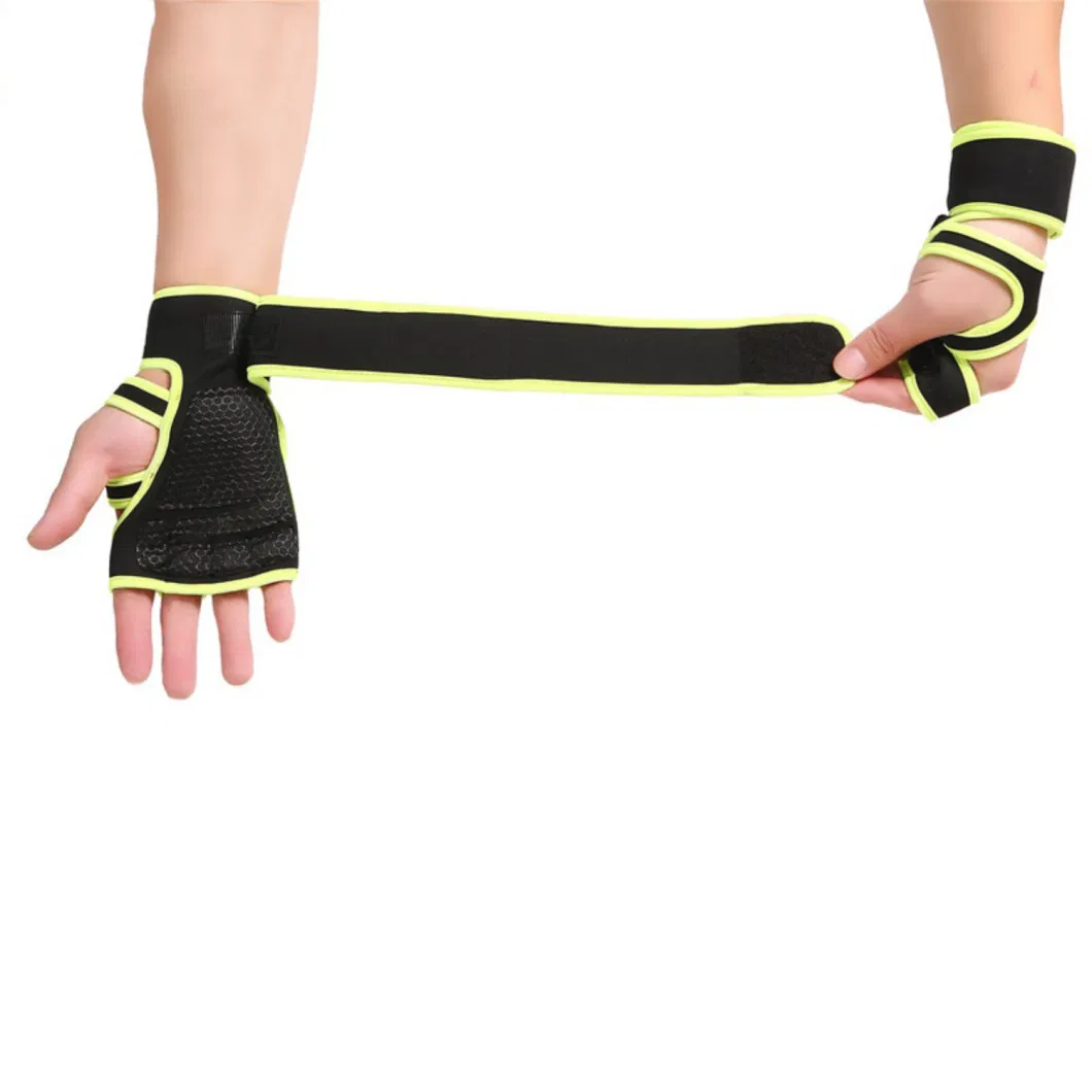 Cross Training Gloves with Wrist Support Silicone Padding Ci16807