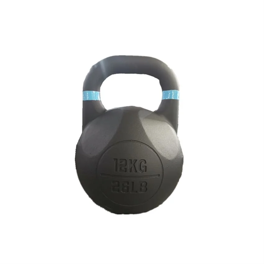 Gravity Powder Painted Cast Iron Kettlebell with Color Strip Owder Coated Casting Iron Kettlebell Cast Iron Kettlebell