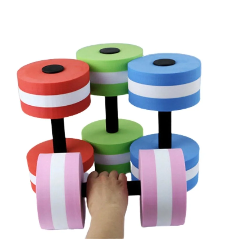 Water Barbell Hand Bar Aquatic Swim Bars Dumbbells EVA Yoga Fitness Equipment Wyz19707