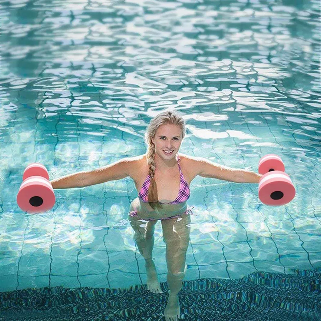 Unisex Water Aerobics Floating Dumbbells Aqua Fitness Barbells Foam Dumbbells